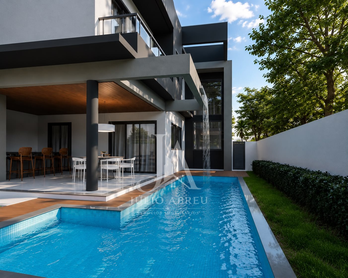 Casa de alto padrão 5 suites no Alphaville, projeto contemporâneo 